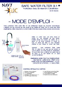 Safe Water Filter 3.1 - Navy Clic